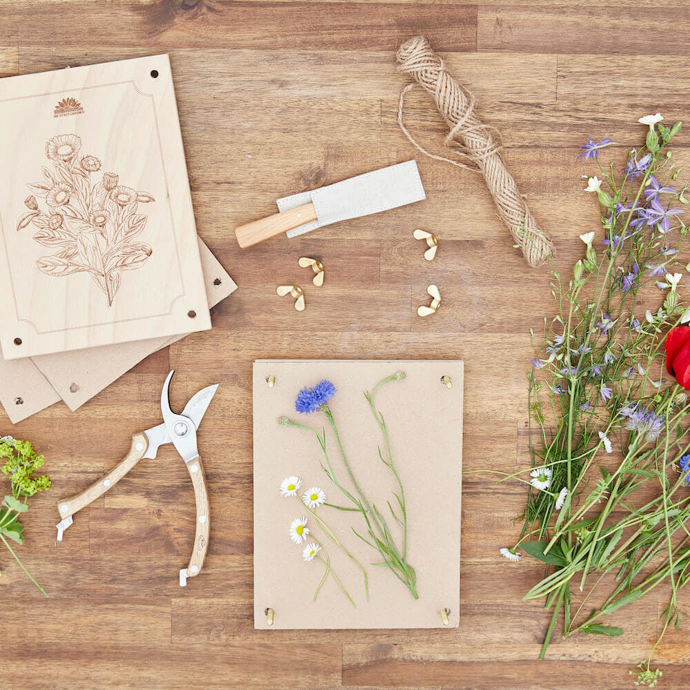 Blumenpresse für Blumen, Blüten & Co.